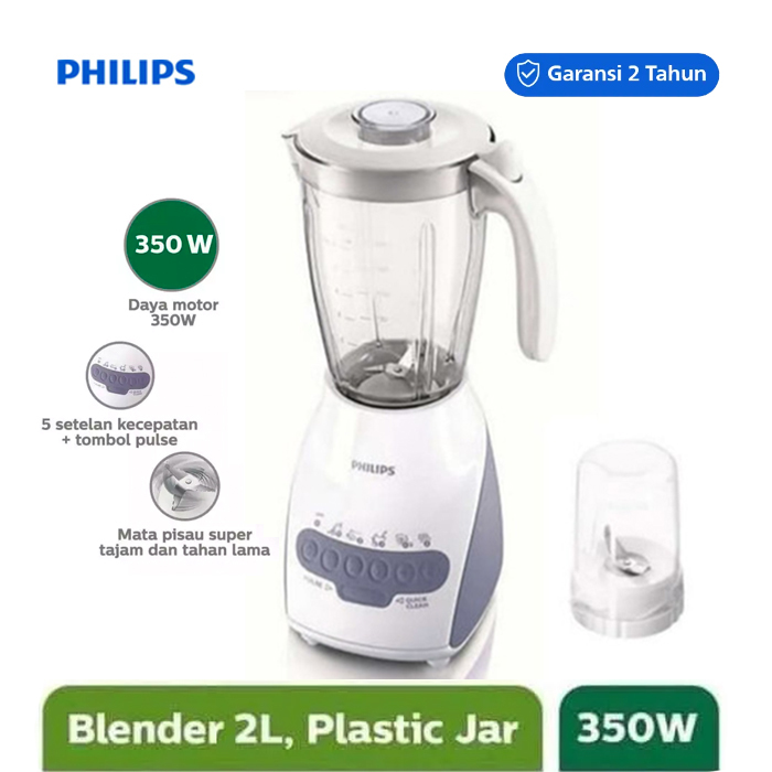 Philips Blender Plastik - HR2115 Grey